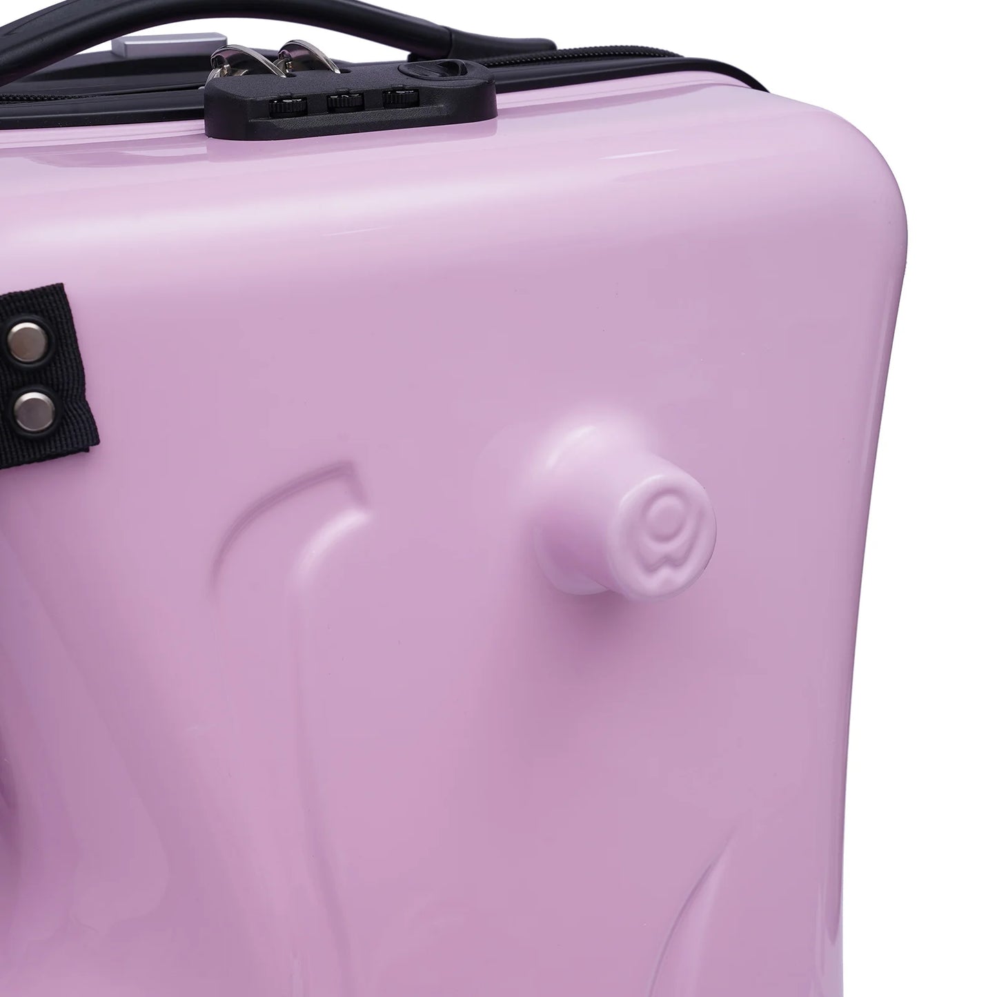 20"  Kids Ride-On Roll Spinner Suitcase; Waterproof in Pink or Blue