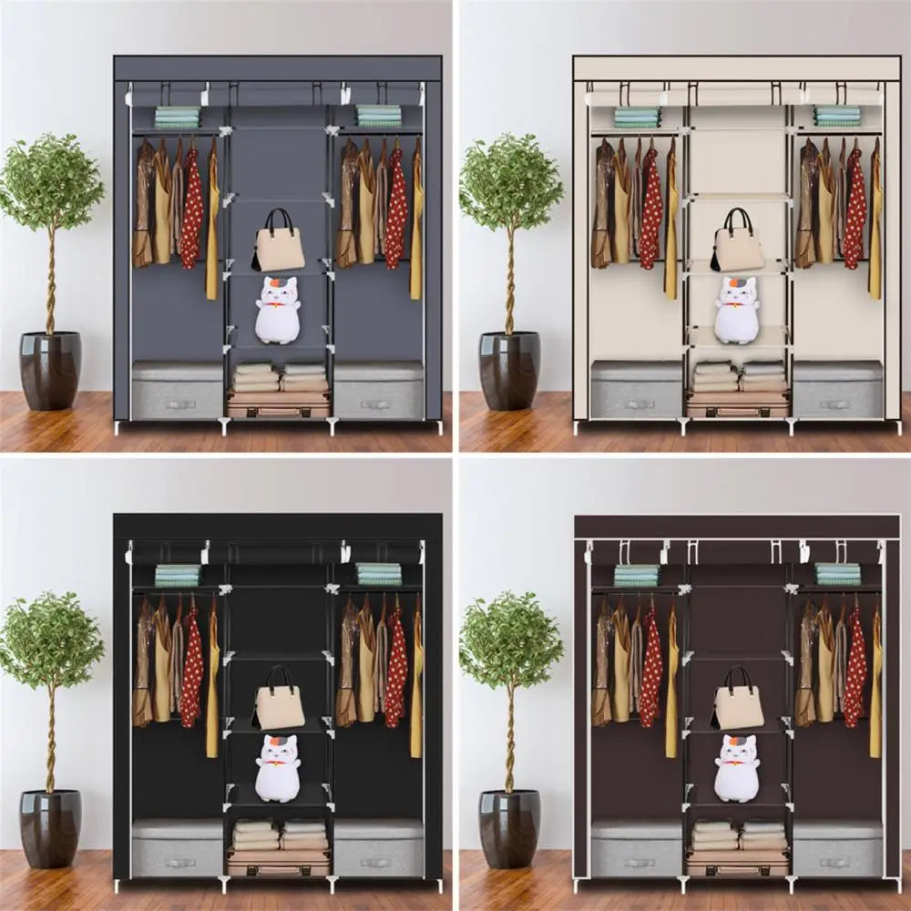 Simple Non-Woven Fabric  Portable Wardrobe