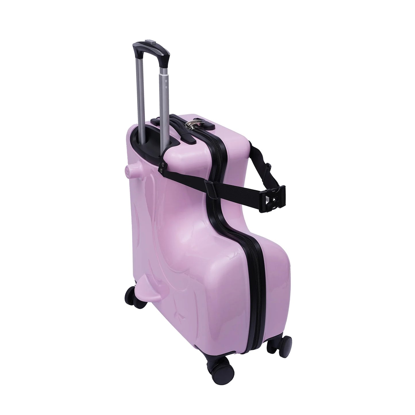 20"  Kids Ride-On Roll Spinner Suitcase; Waterproof in Pink or Blue