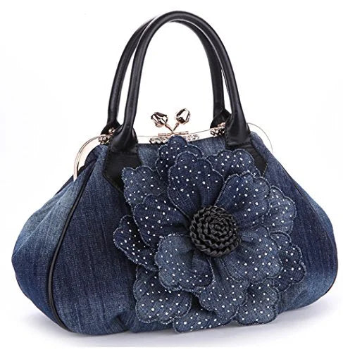 Denim Handbag for Women Evening Party Bag