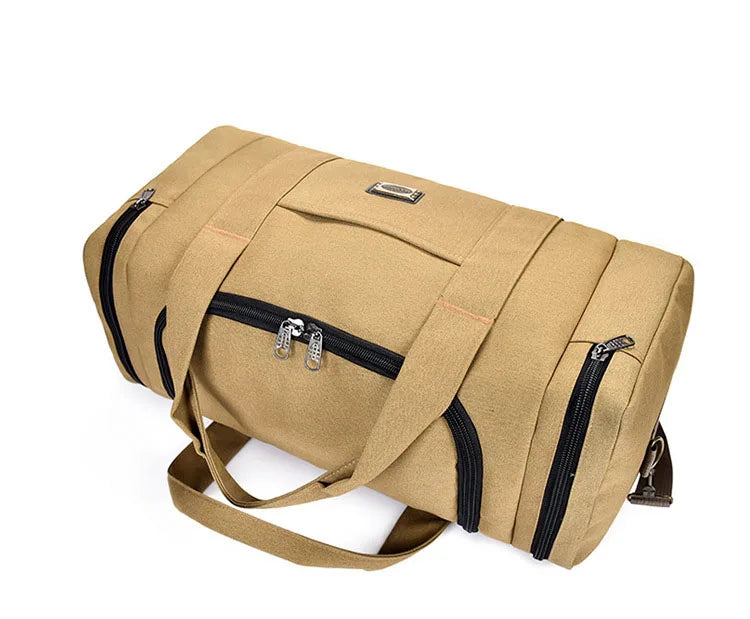 New Fashion Canvas Travel Bags / Vintage Duffel Shoulder Bag /Handbag  Capacity/ Carry on Luggage