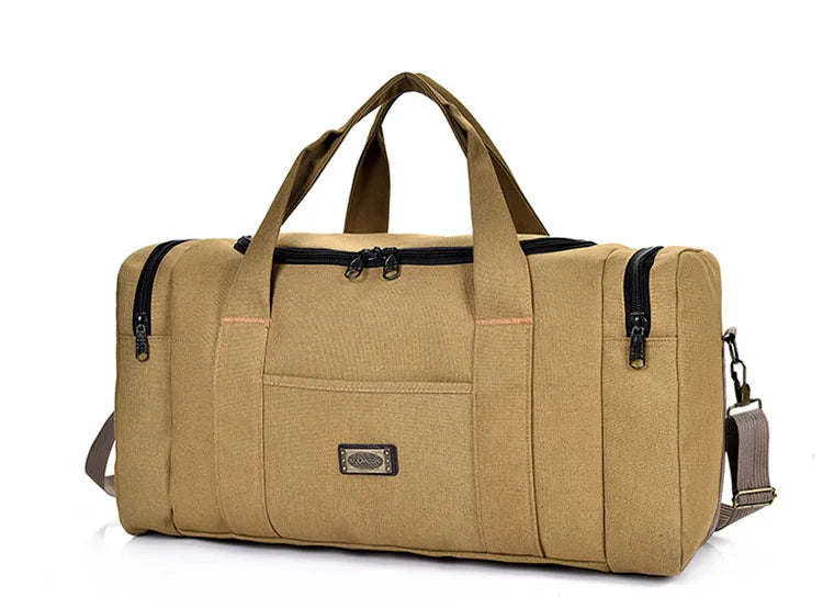 New Fashion Canvas Travel Bags / Vintage Duffel Shoulder Bag /Handbag  Capacity/ Carry on Luggage