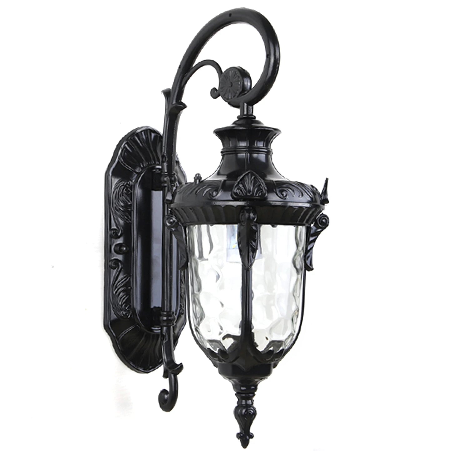 Outdoor Wall Lamp Antique Loft Wood Glass Lamp Vintage Industrial Retro Wall Sconce