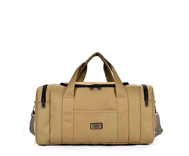 New Fashion Canvas Travel Bags / Vintage Duffel Shoulder Bag /Handbag  Capacity/ Carry on Luggage