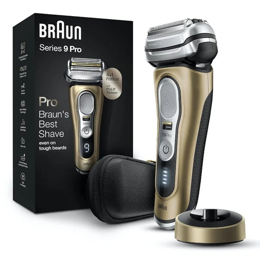 Braun Electric Razor for Men, Waterproof Foil Shaver,Series 9 Pro 9419s,Wet & Dry Shave, with ProLift Beard Trimmer for Grooming