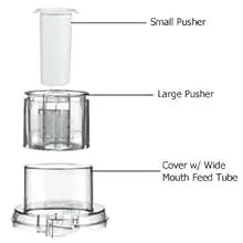 Custom 11 Cup Food Processor With 625-Watt Motor and Extra-Large Feed Tube, White.