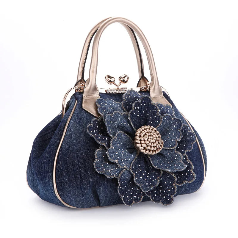 Denim Handbag for Women Evening Party Bag