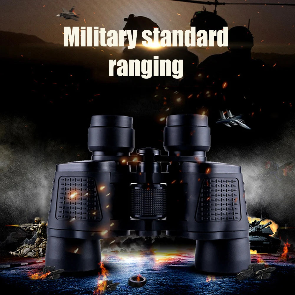 80x80 Night Vision Scope Portable High Magnification Binoculars Telescope with Storage Bag for Sports, Concerts, Bird Watching