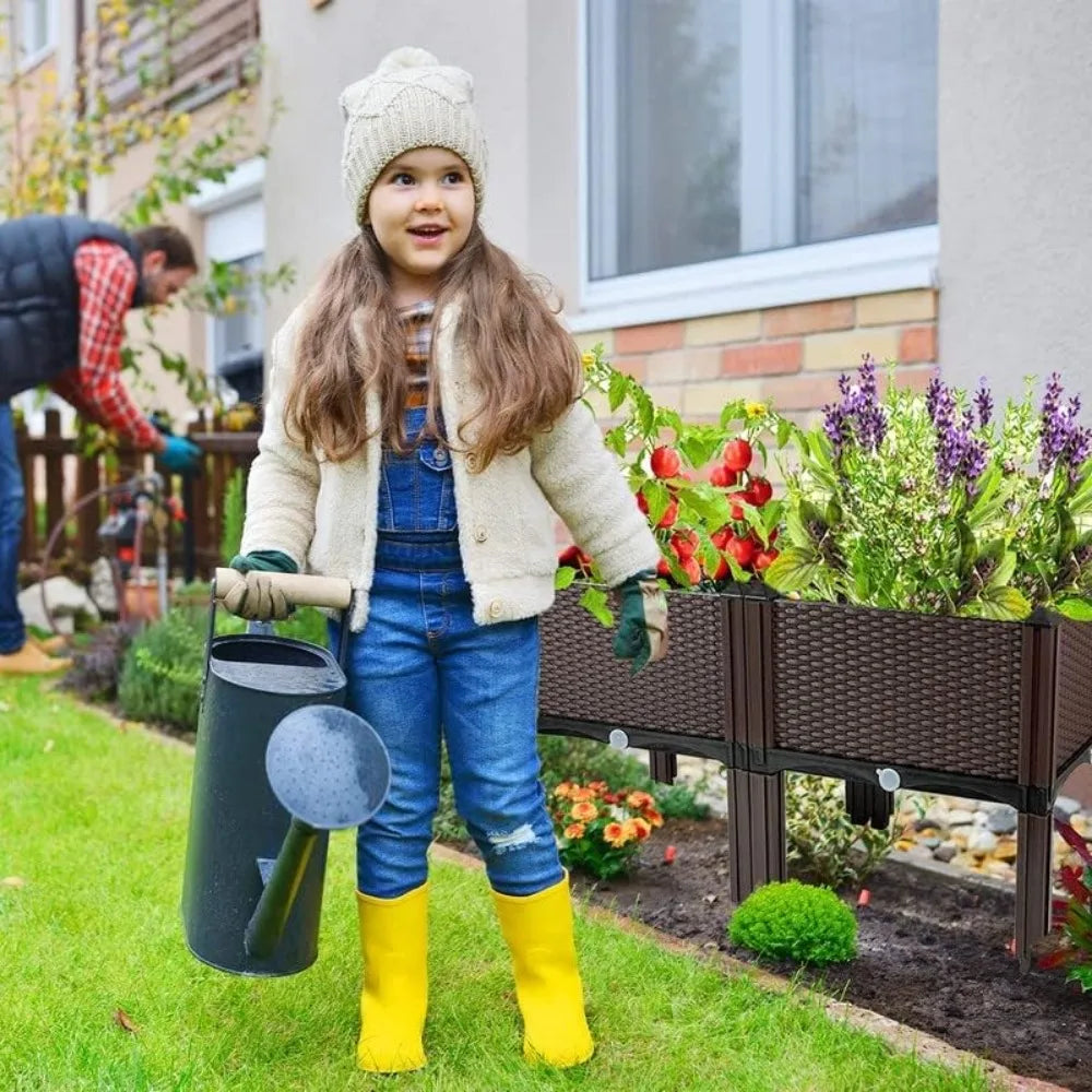 Raised Garden Bed with Legs Planter Box for Outdoor Plants