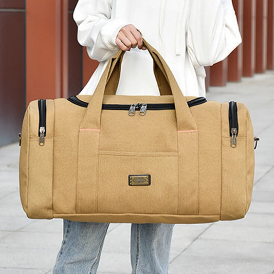 New Fashion Canvas Travel Bags / Vintage Duffel Shoulder Bag /Handbag  Capacity/ Carry on Luggage