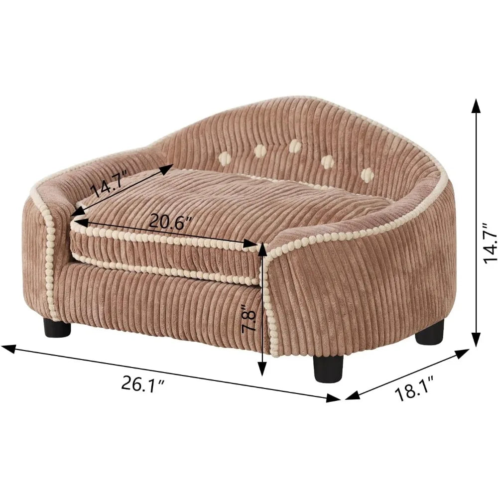 Small Pets Bed Mini Sofa for Small Dogs & Cats