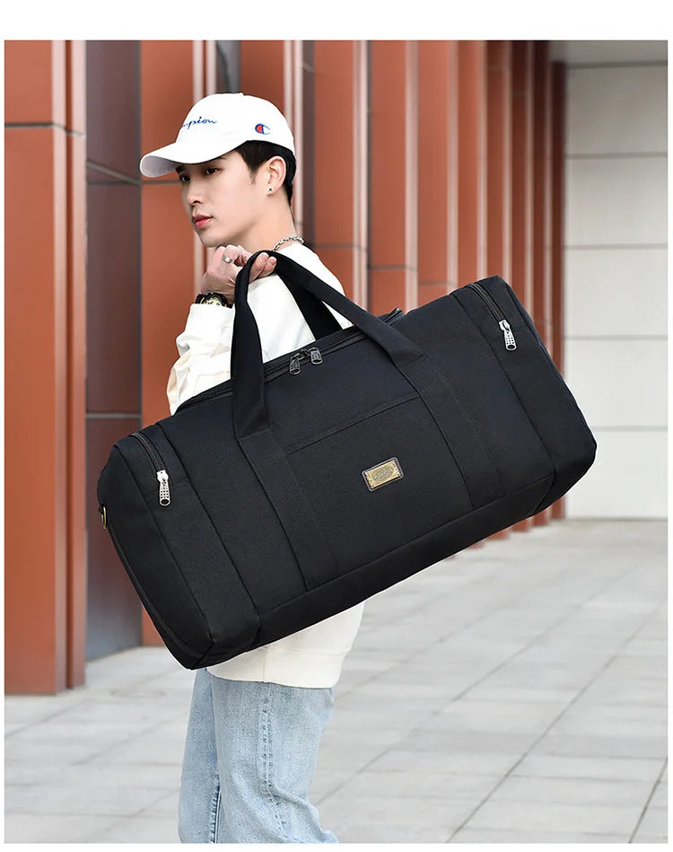 New Fashion Canvas Travel Bags / Vintage Duffel Shoulder Bag /Handbag  Capacity/ Carry on Luggage