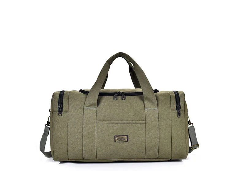 New Fashion Canvas Travel Bags / Vintage Duffel Shoulder Bag /Handbag  Capacity/ Carry on Luggage