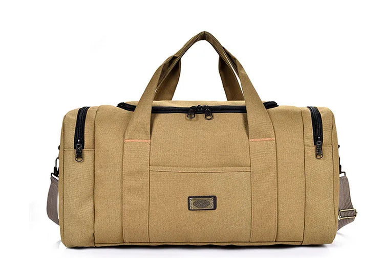 New Fashion Canvas Travel Bags / Vintage Duffel Shoulder Bag /Handbag  Capacity/ Carry on Luggage