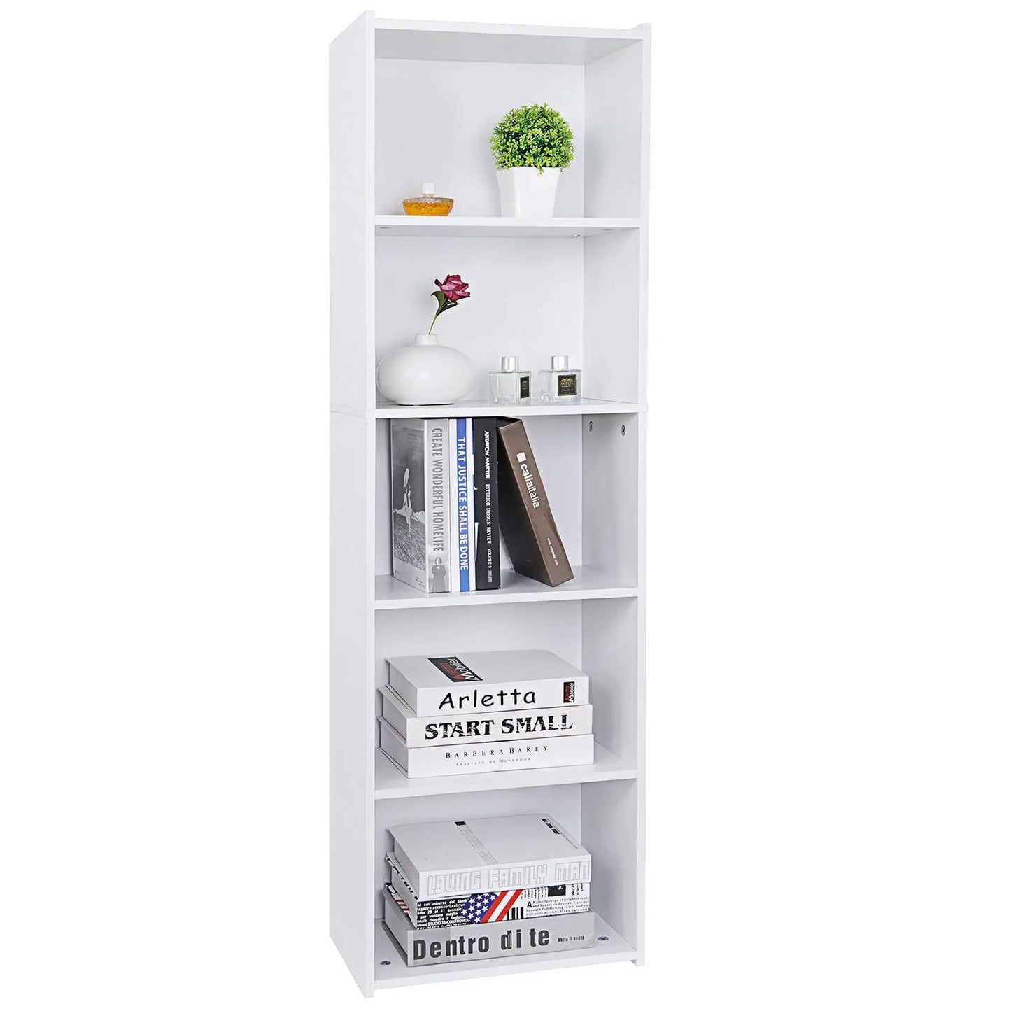 3/5/6/7-Tier Reversible Open Shelf Bookcase Bookcase