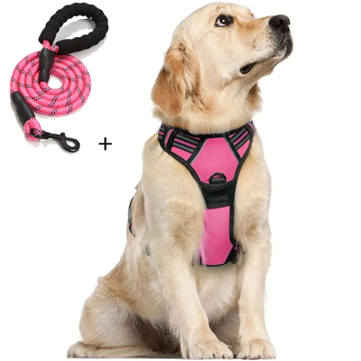 Adjustable Reflective Safety Harness Dog Chest Collar