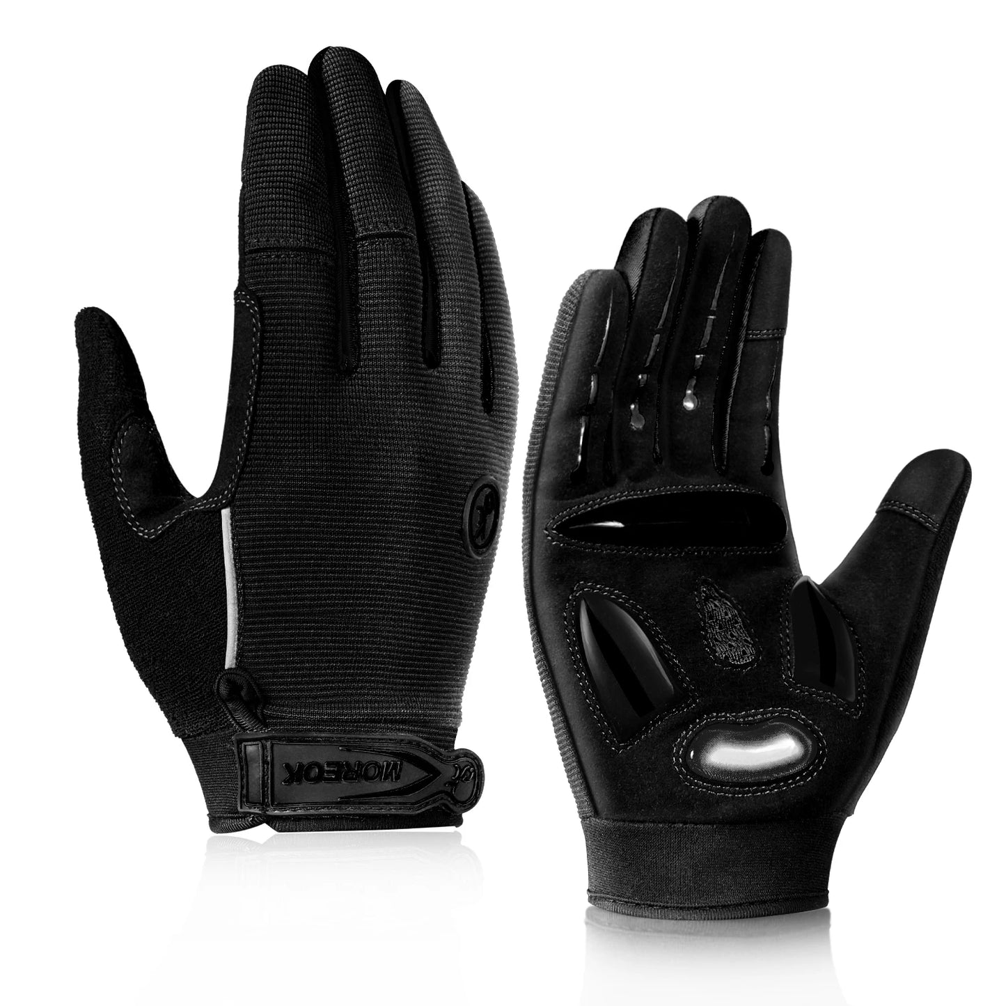 MOREOK Gel Shockproof MTB Cycling Gloves Breathable Durable Non-slip Biking Gloves for Men Women